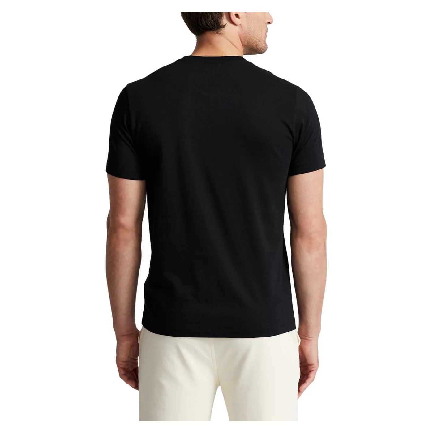 RALPH LAUREN SS CREW-SLEEP-TOP BLACK - Image 3