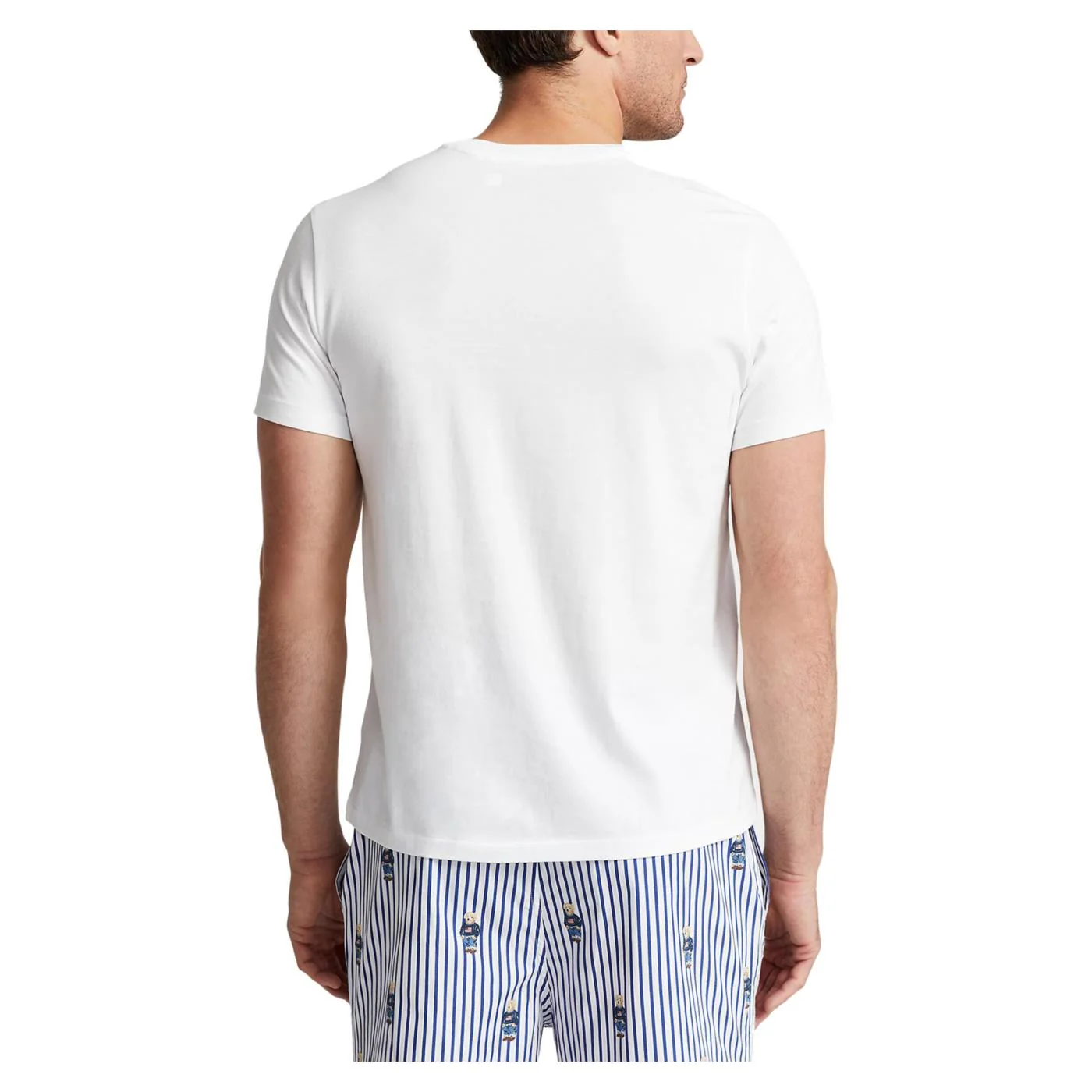 RALPH LAUREN SS CREW-SLEEP-TOP WHITE - Image 3