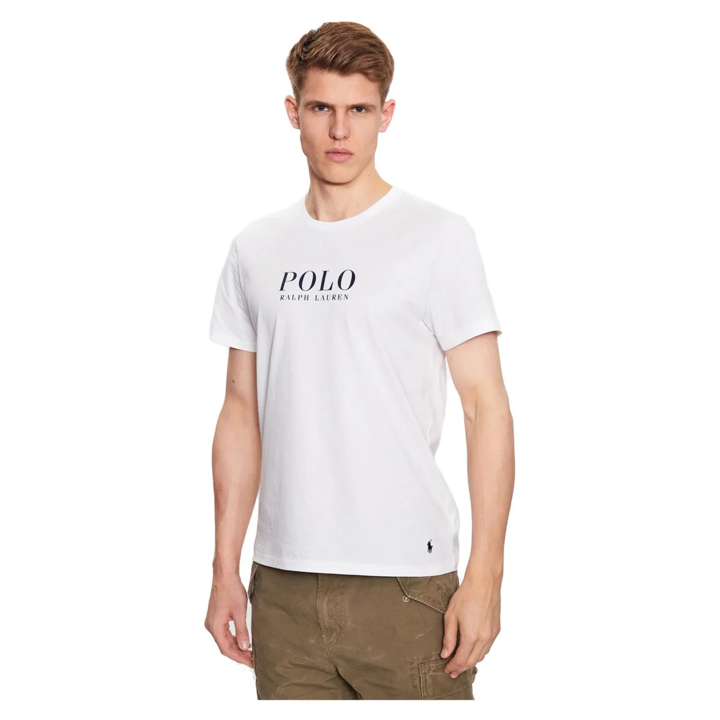 RALPH LAUREN SS CREW TOP WHITE - Image 2