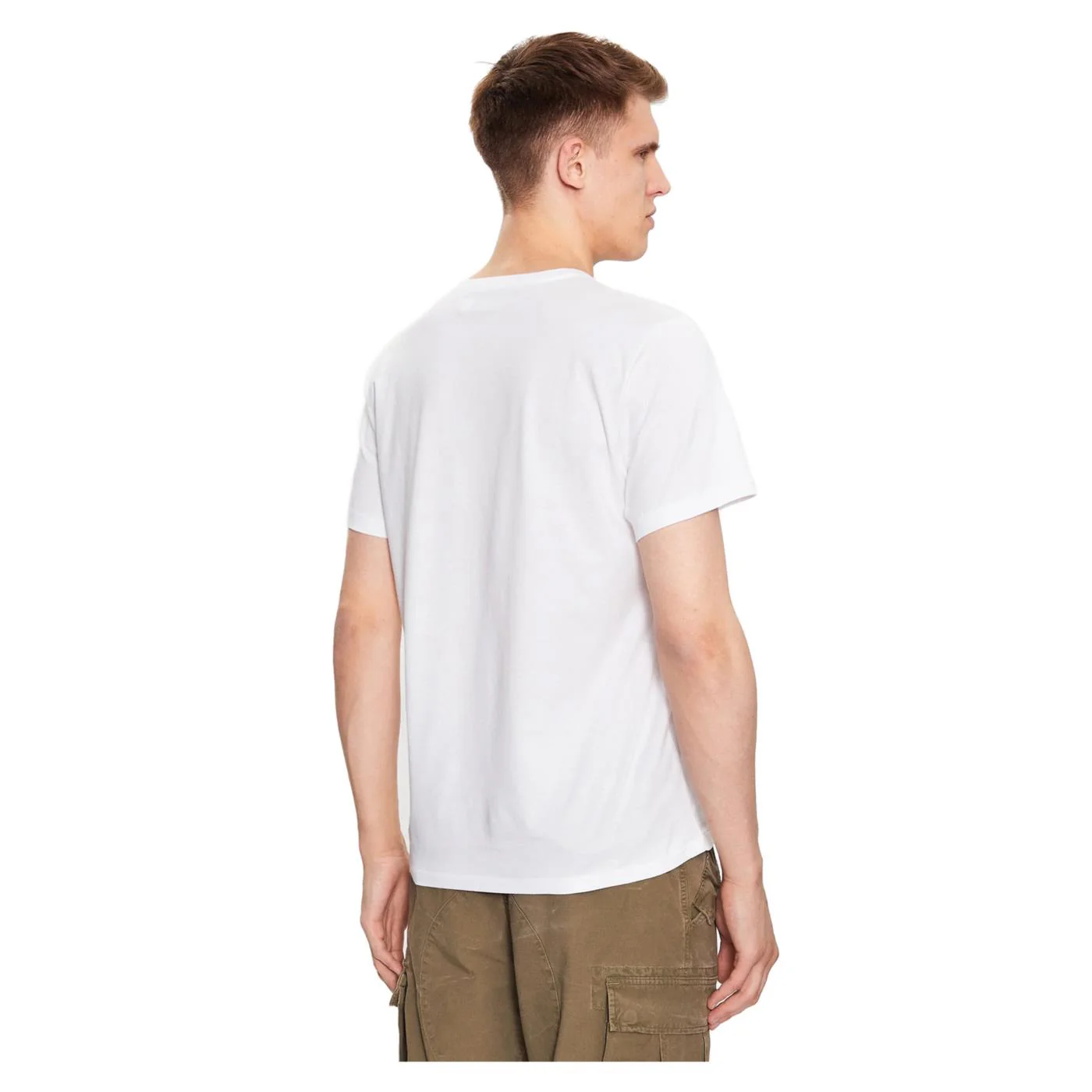 RALPH LAUREN SS CREW TOP WHITE - Image 3