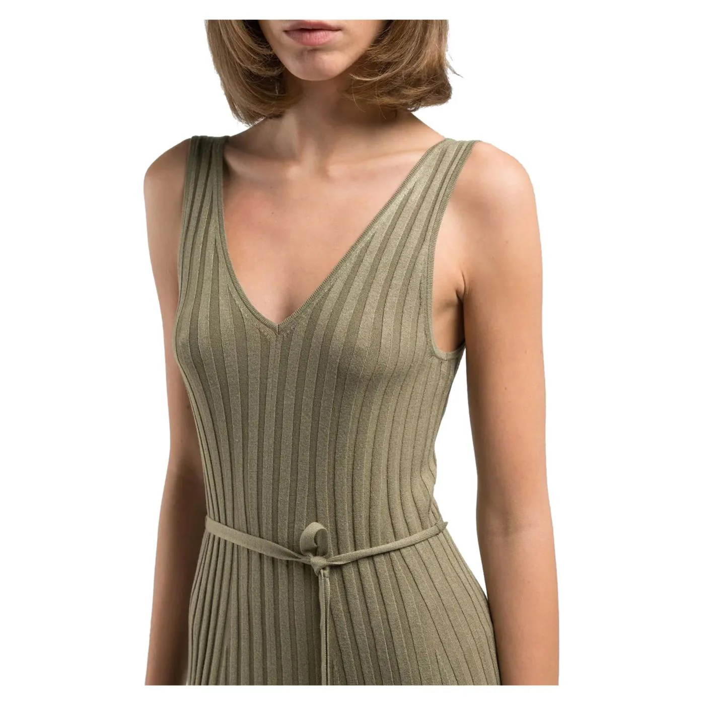 REPLAY ABITO MIDI CON CINTURA - Image 3