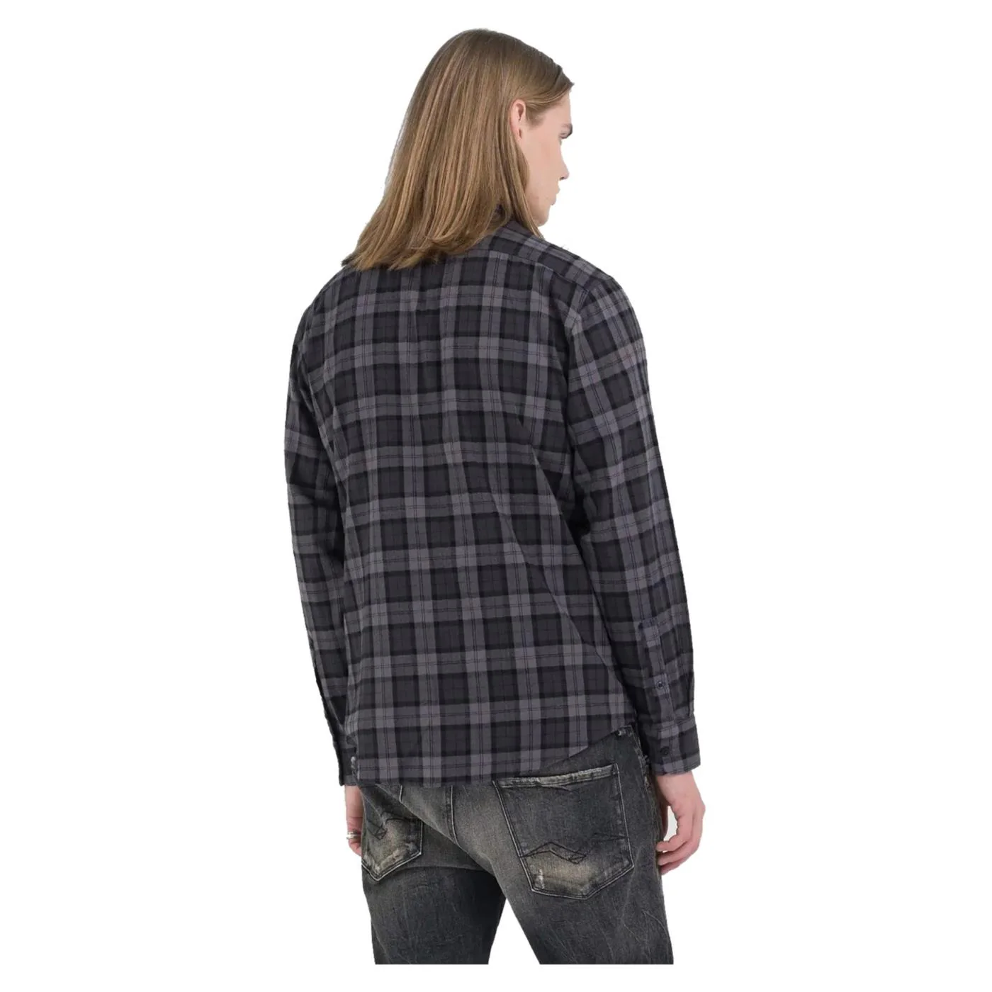 REPLAY CAMICIA CHECK FLANELLA - Image 2