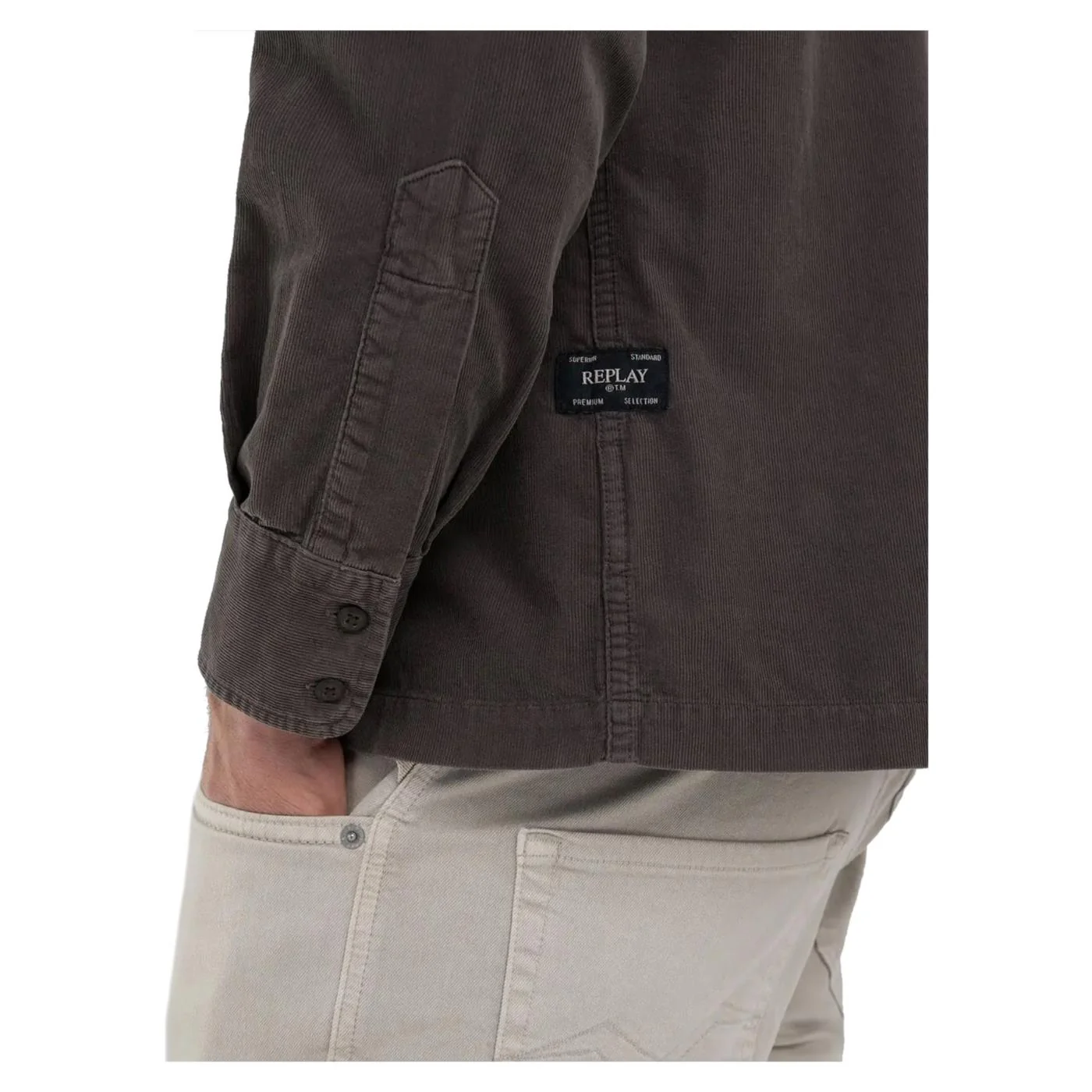 REPLAY CAMICIA CORDUROY REGULAR - Image 5