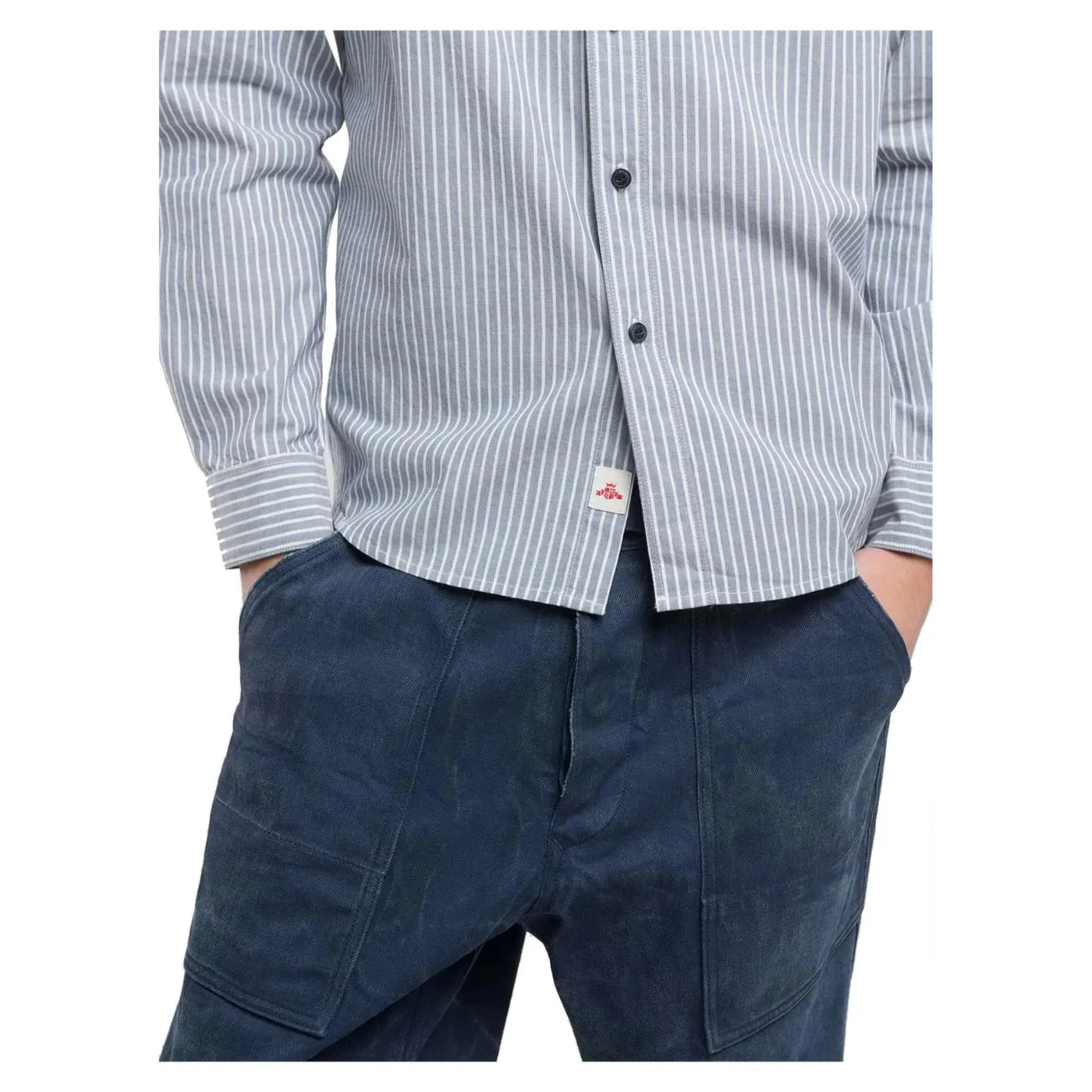 REPLAY CAMICIA REGULAR FIT RIGHE - Image 5