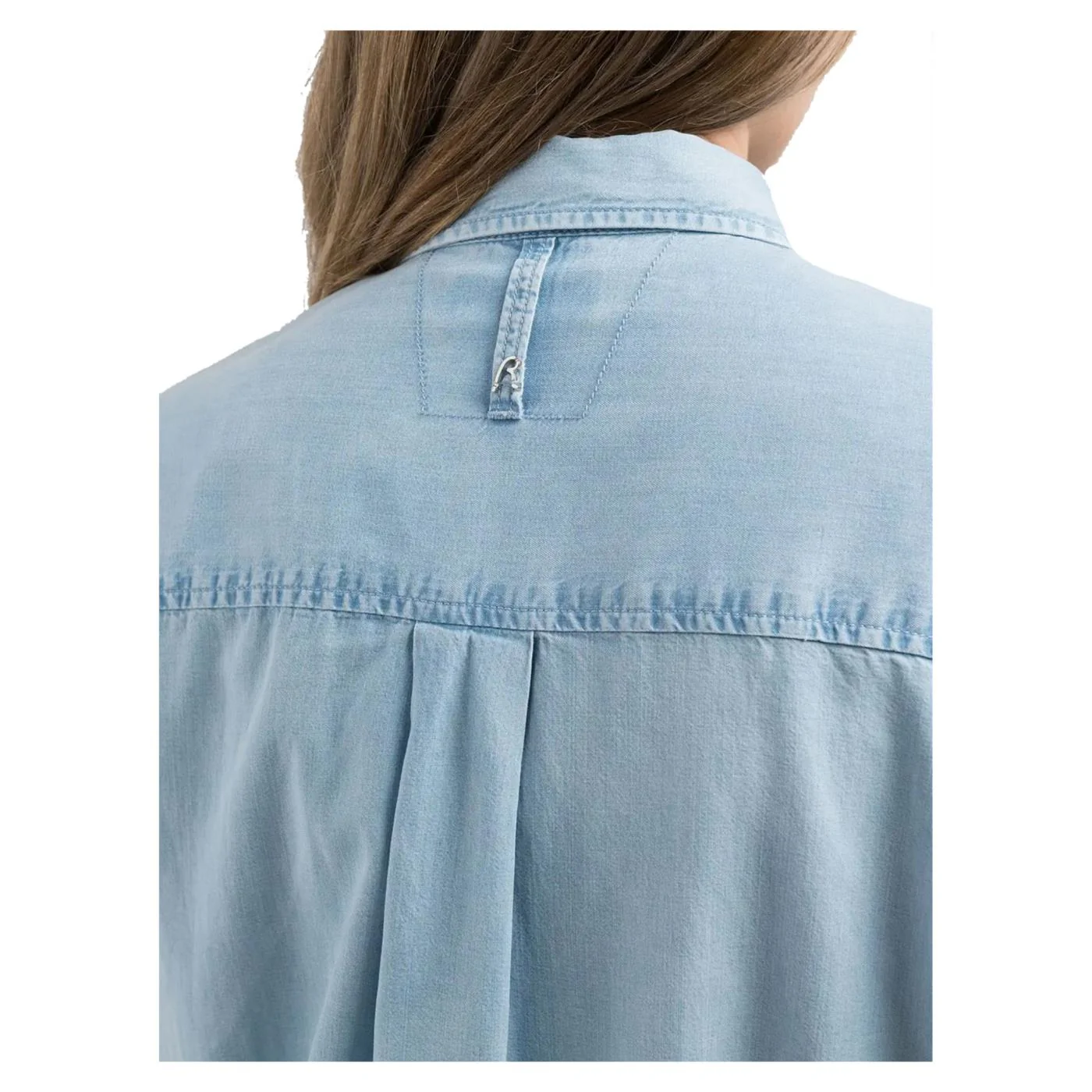 REPLAY CAMICIA SMANICATA DENIM - Image 4