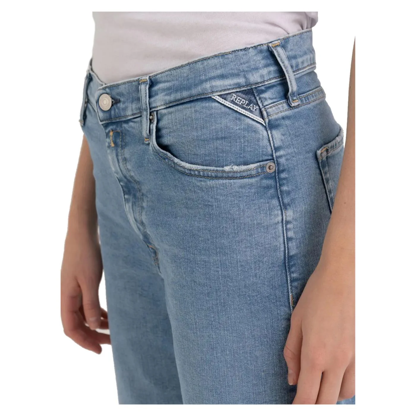 REPLAY FAHRA WIDE LEG FIT - Image 4