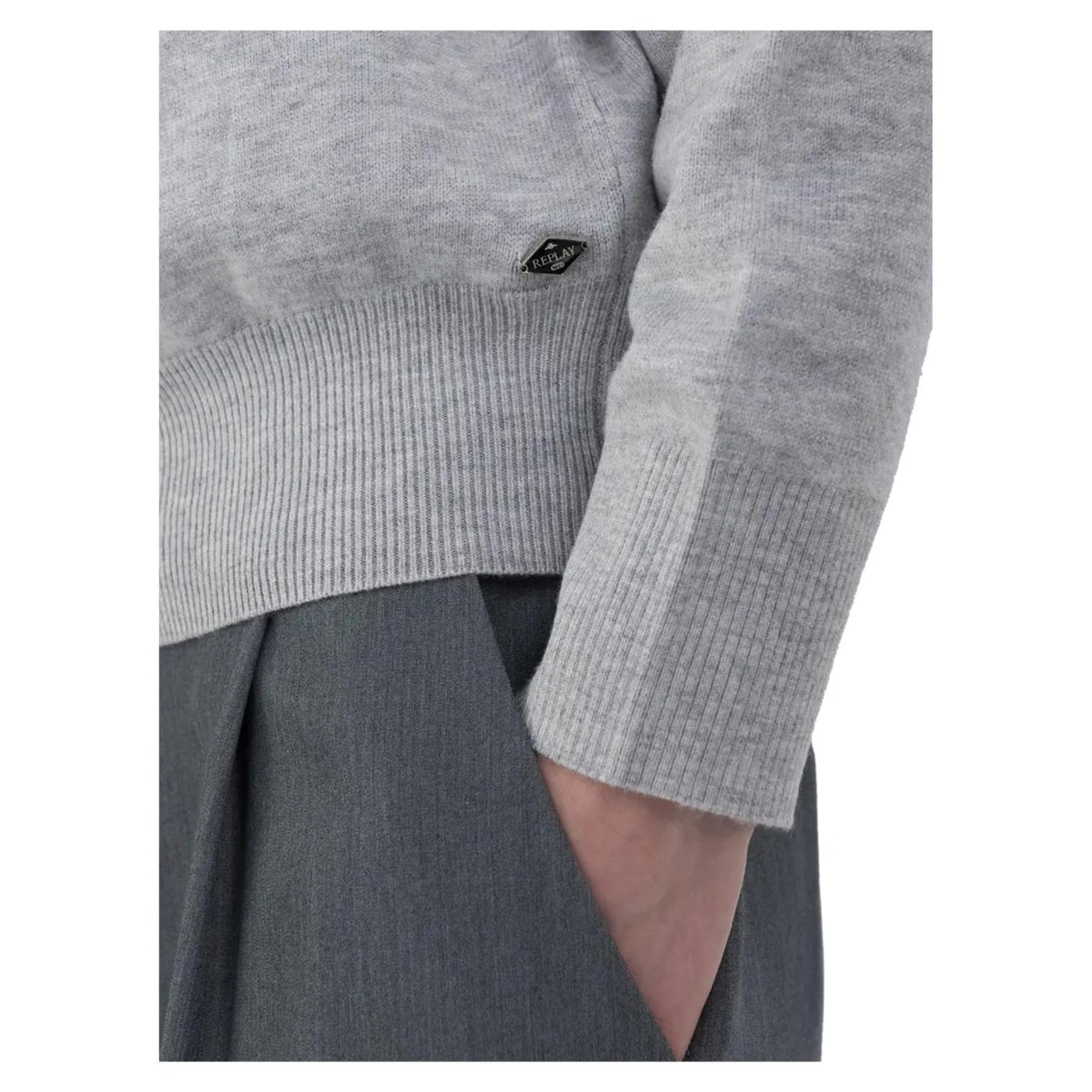 REPLAY MAGLIONE OVER HIGH NECK - Image 3
