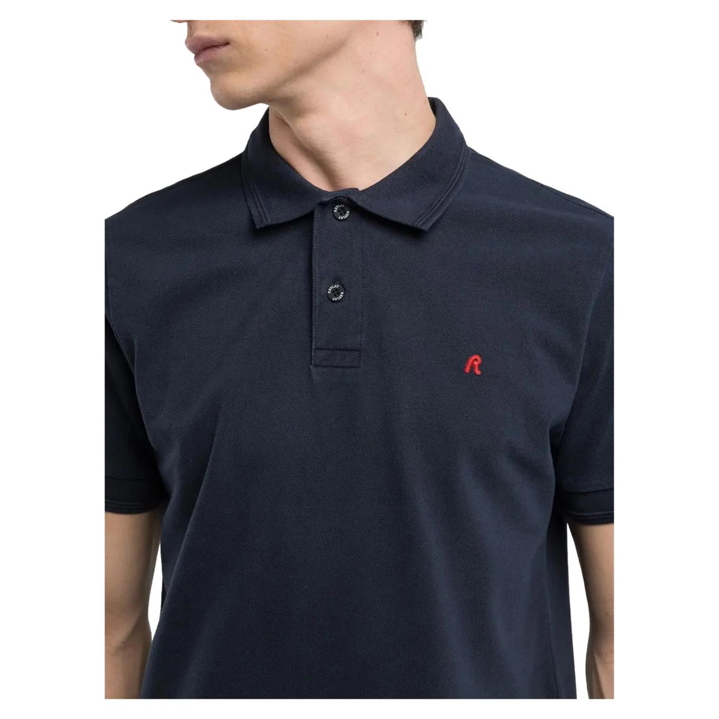 REPLAY POLO IN PIQUET CON RICAMO - Image 3