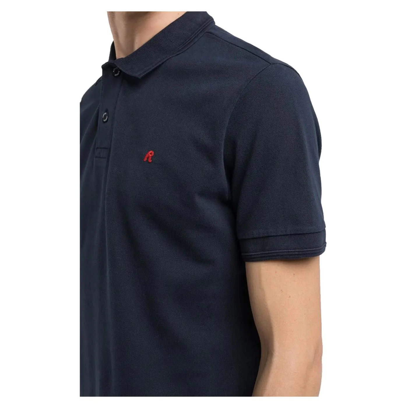 REPLAY POLO IN PIQUET CON RICAMO - Image 4