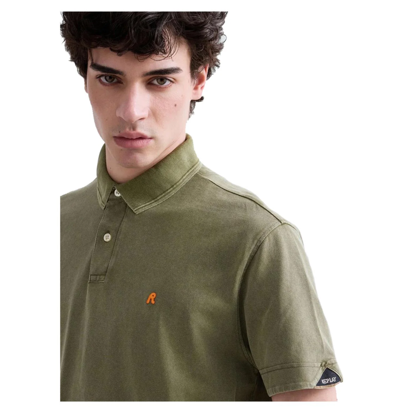REPLAY POLO MC UOMO CON RICAMO - Image 3