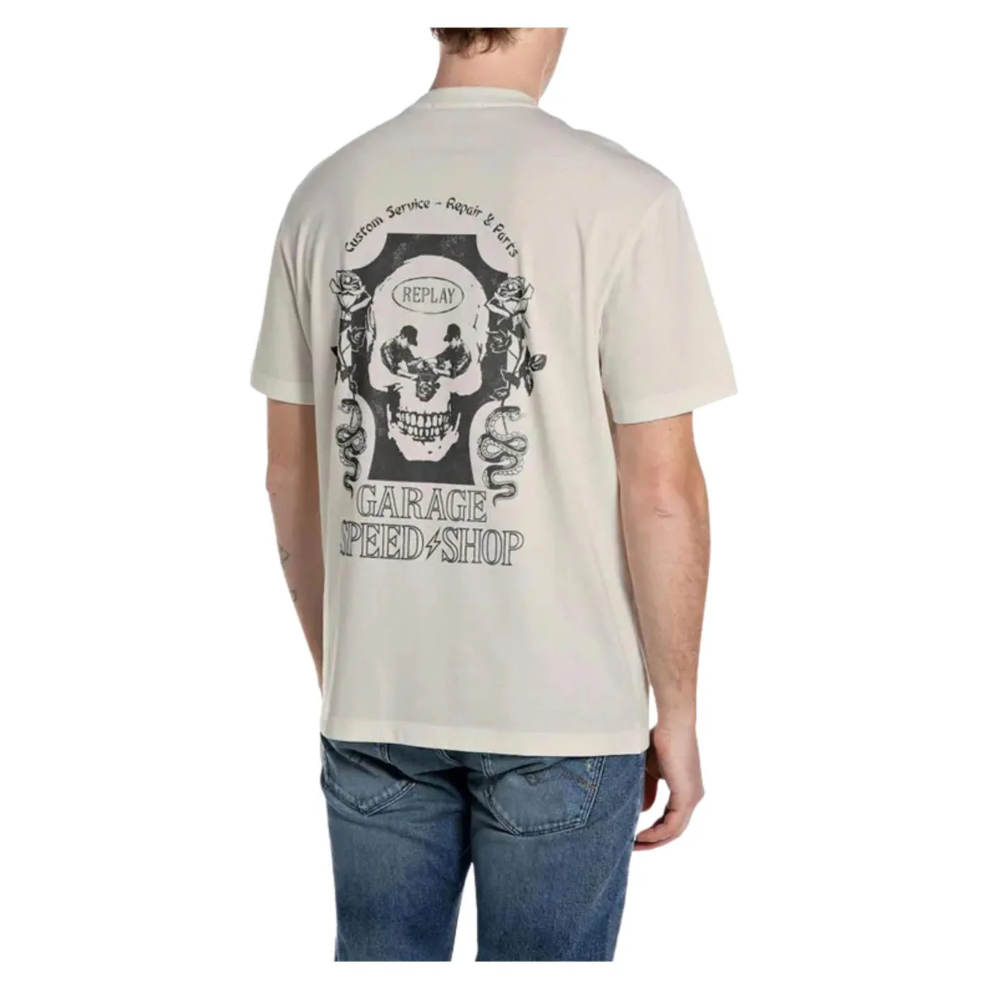 REPLAY T-SHIRT CON STAMPA - Image 2