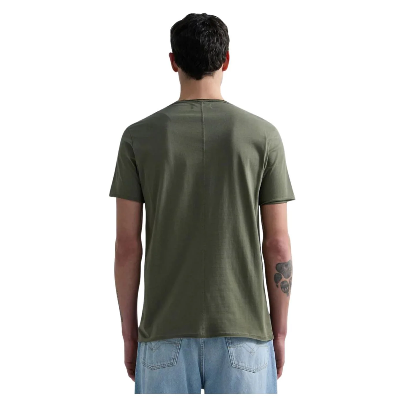 REPLAY T-SHIRT GIROCOLLO COTONE - Image 2