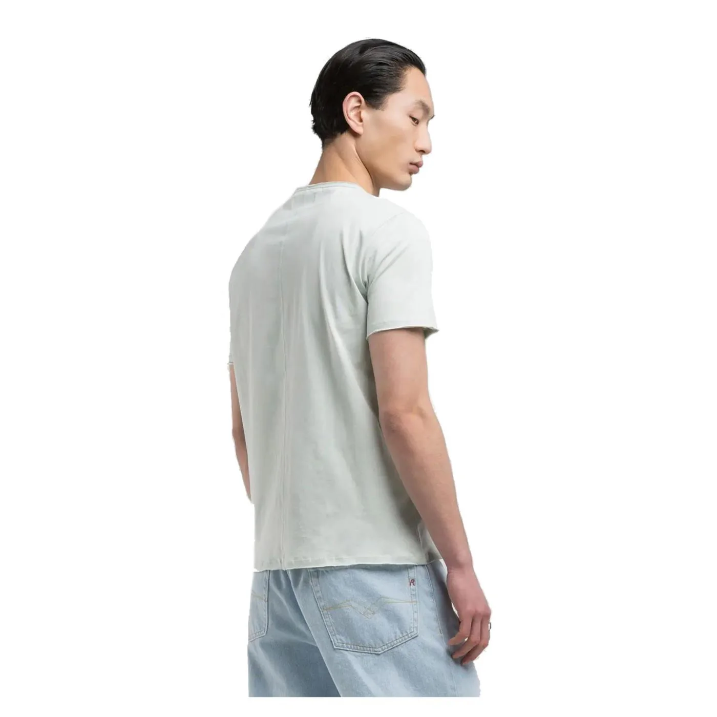 REPLAY T-SHIRT GIROCOLLO COTONE - Image 2