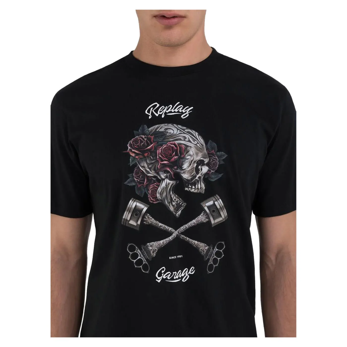 REPLAY T-SHIRT REGULAR PRINTED - Image 3