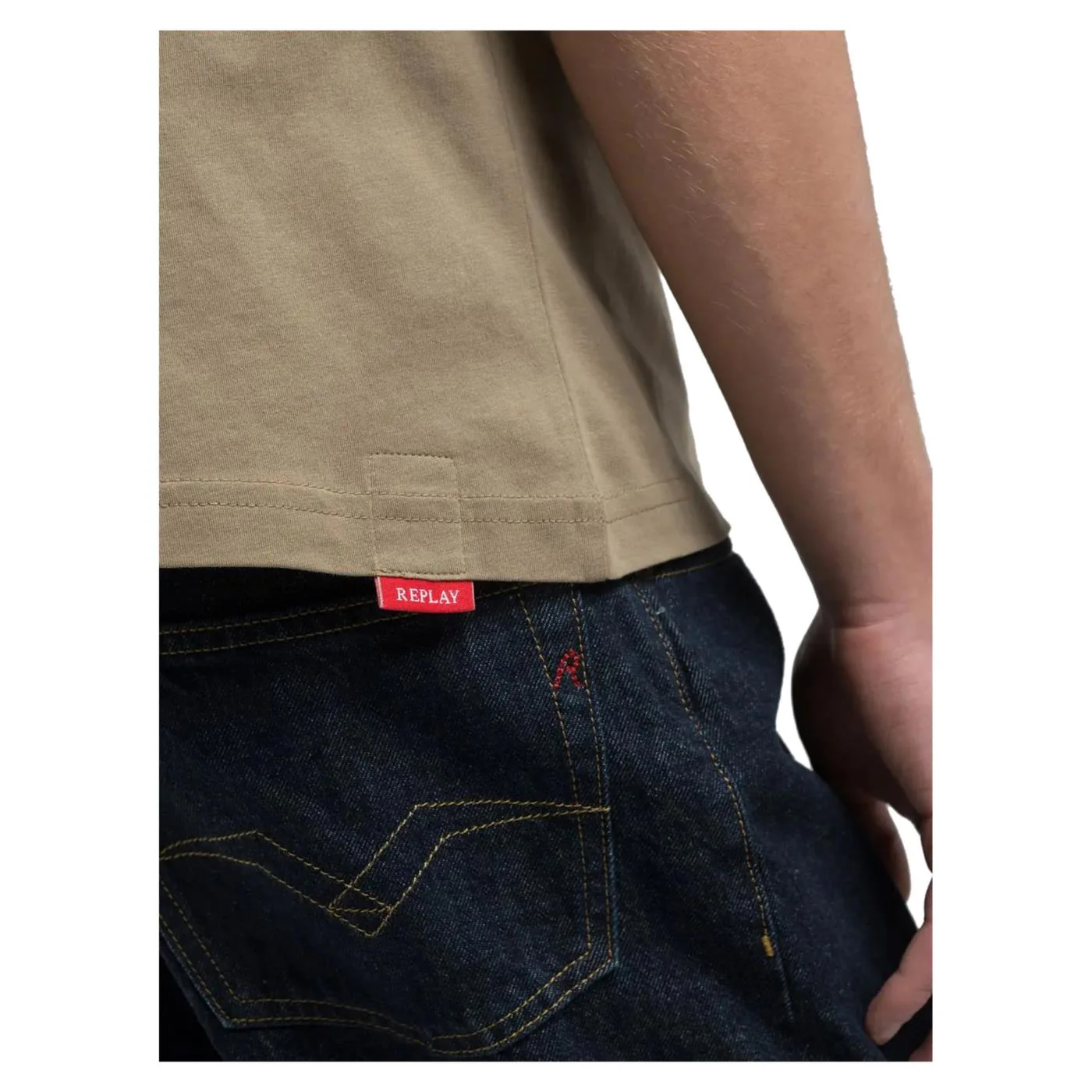 REPLAY TEE JERSEY CON RICAMO - Image 5