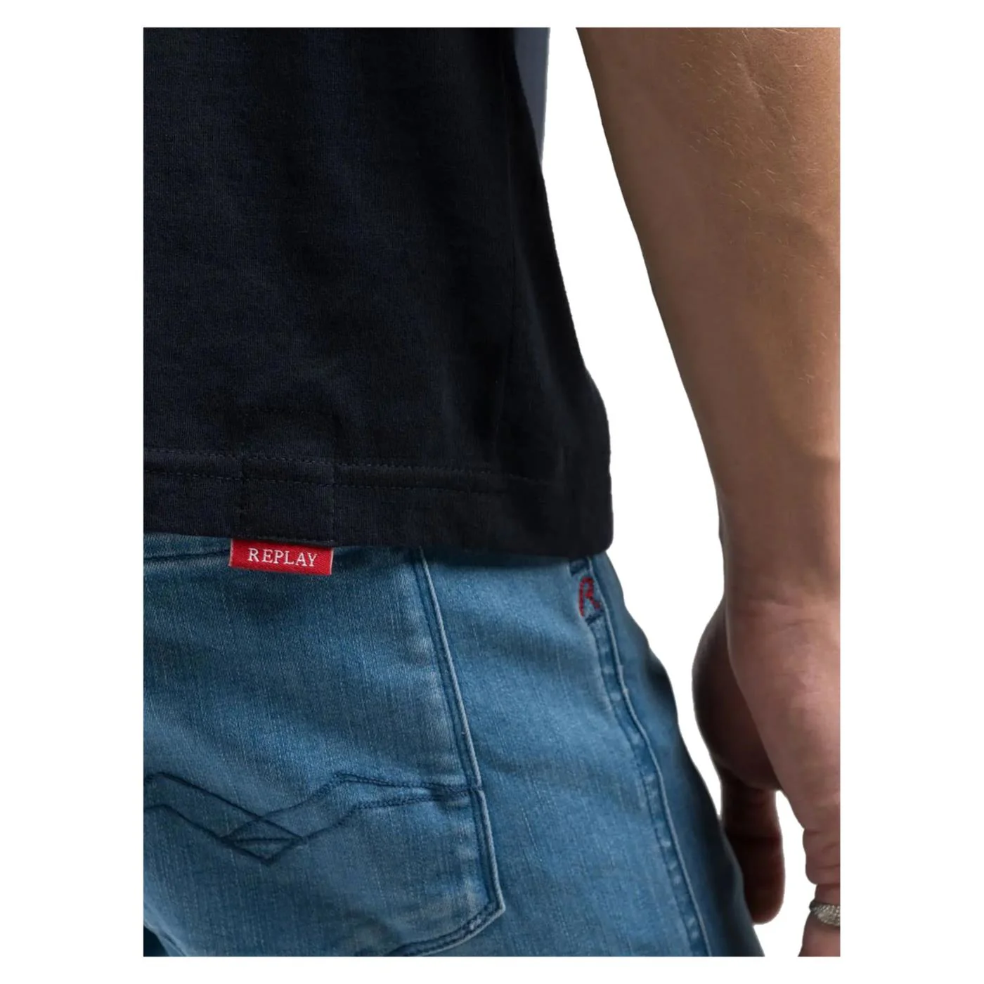 REPLAY TEE JERSEY CON RICAMO - Image 4