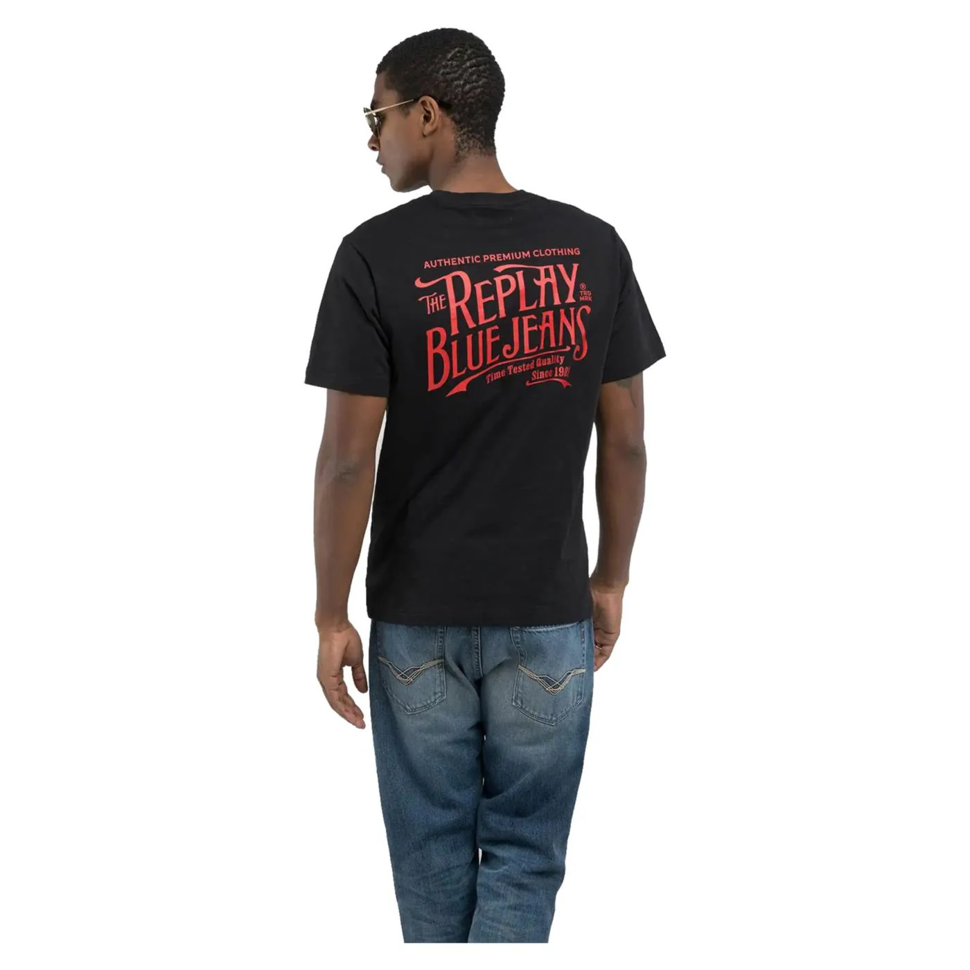 REPLAY TEE JERSEY FIAMMATO - Image 2