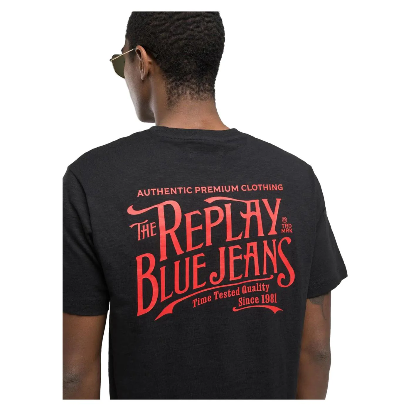 REPLAY TEE JERSEY FIAMMATO - Image 4