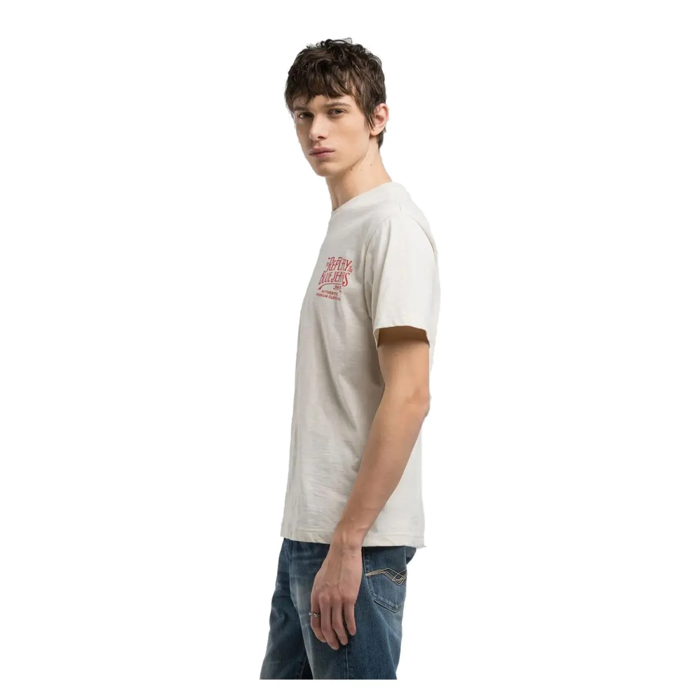 REPLAY TEE JERSEY FIAMMATO - Image 3