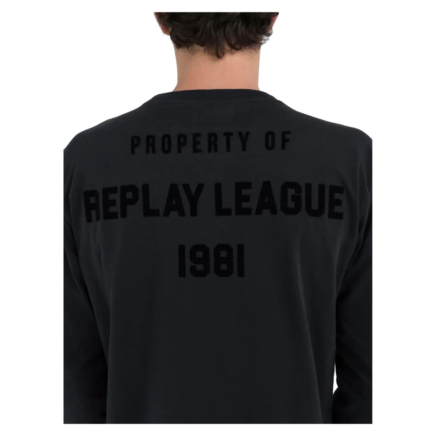 REPLAY TEE ML JERSEY LETTERING - Image 5