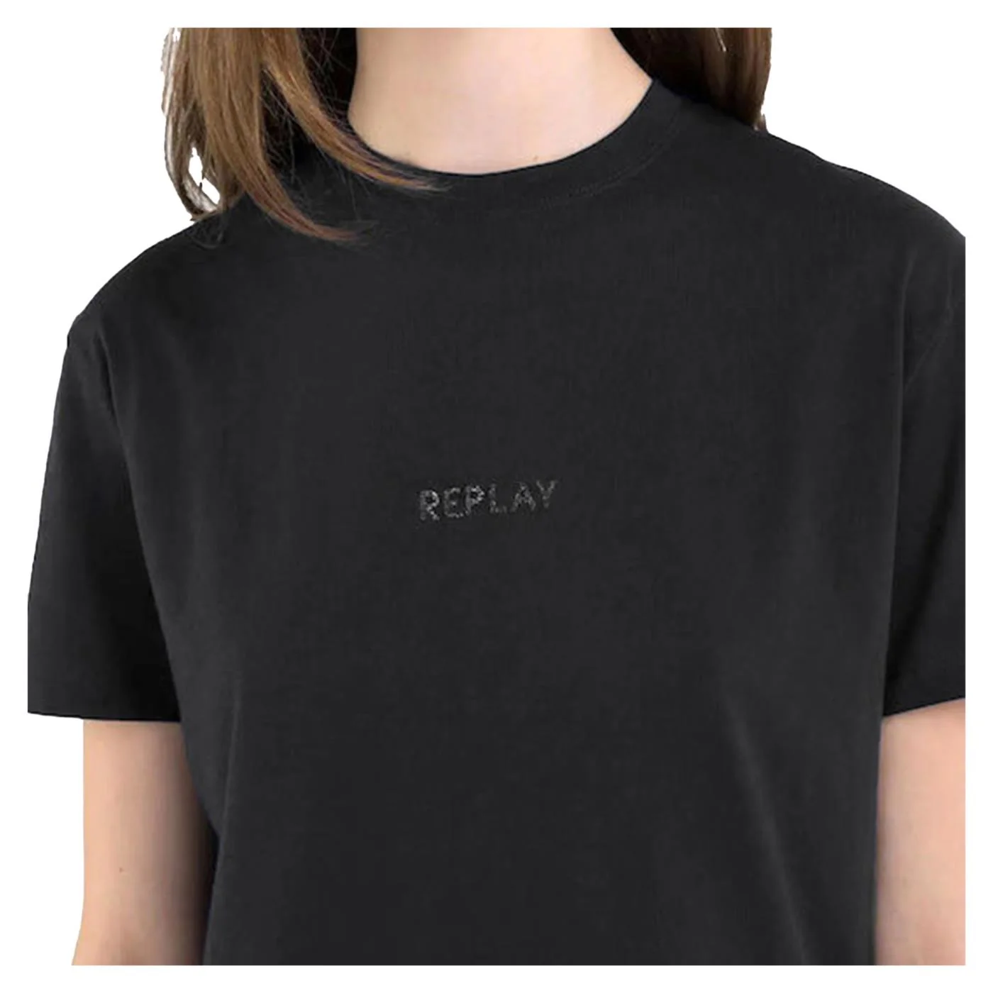 REPLAY TEE REGULAR FIT GLITTER - Image 3
