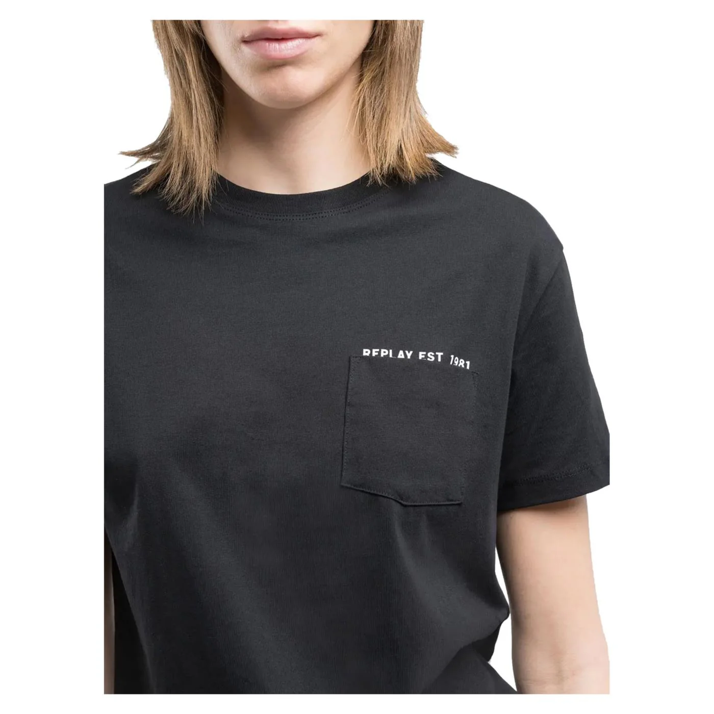 REPLAY TEE REGULAR FIT TASCHINO - Image 3