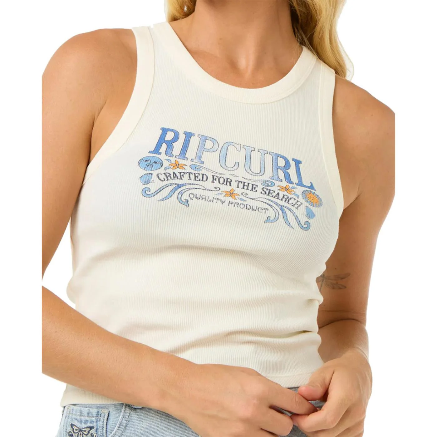 RIP CURL LUNA RIBBED TANK - Image 3