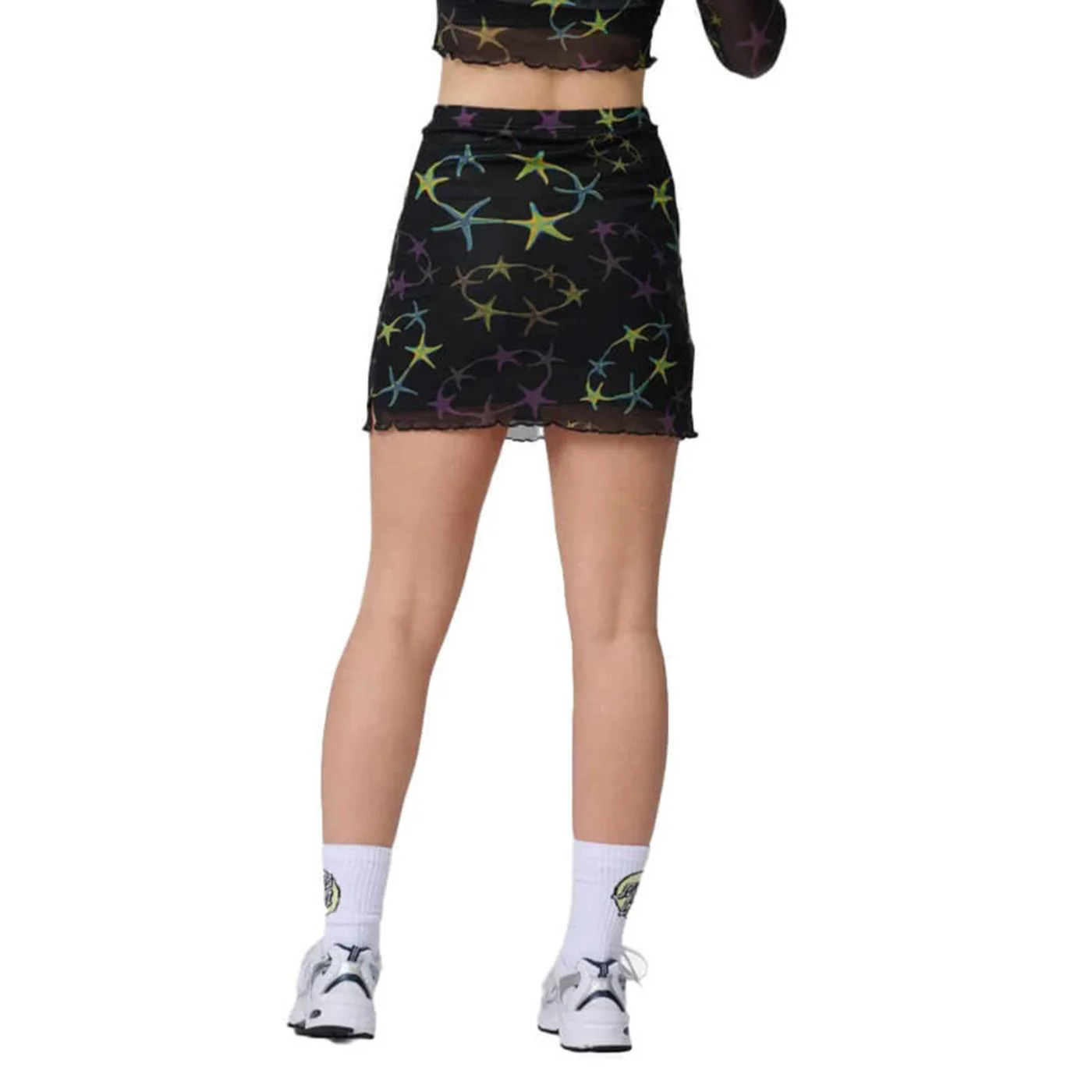 SANTA CRUZ STRIP DIGI MESH MINISKIRT - Image 2
