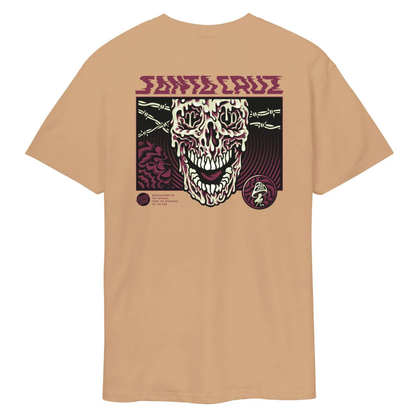 SANTA CRUZ TOXIC SKULL T-SHIRT - Image 2