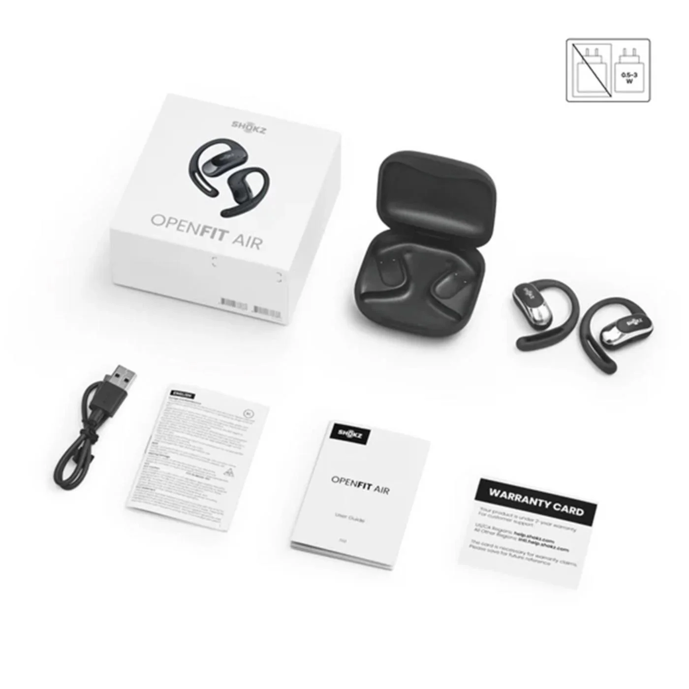 SHOKZ OPENFIT AIR BLACK - Image 6