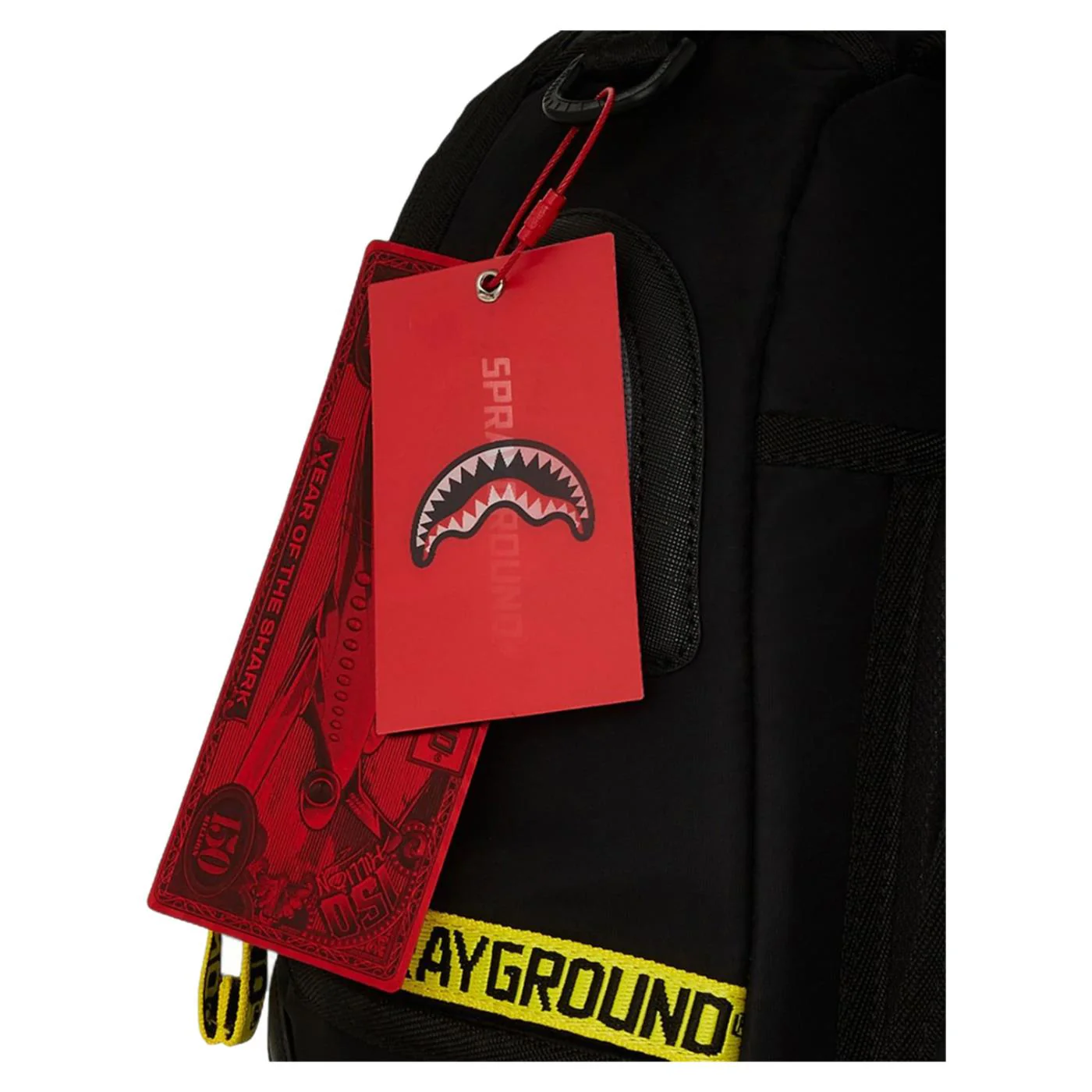 SPRAYGROUND SHARK CENTRAL YELLOW TAPE - Image 4