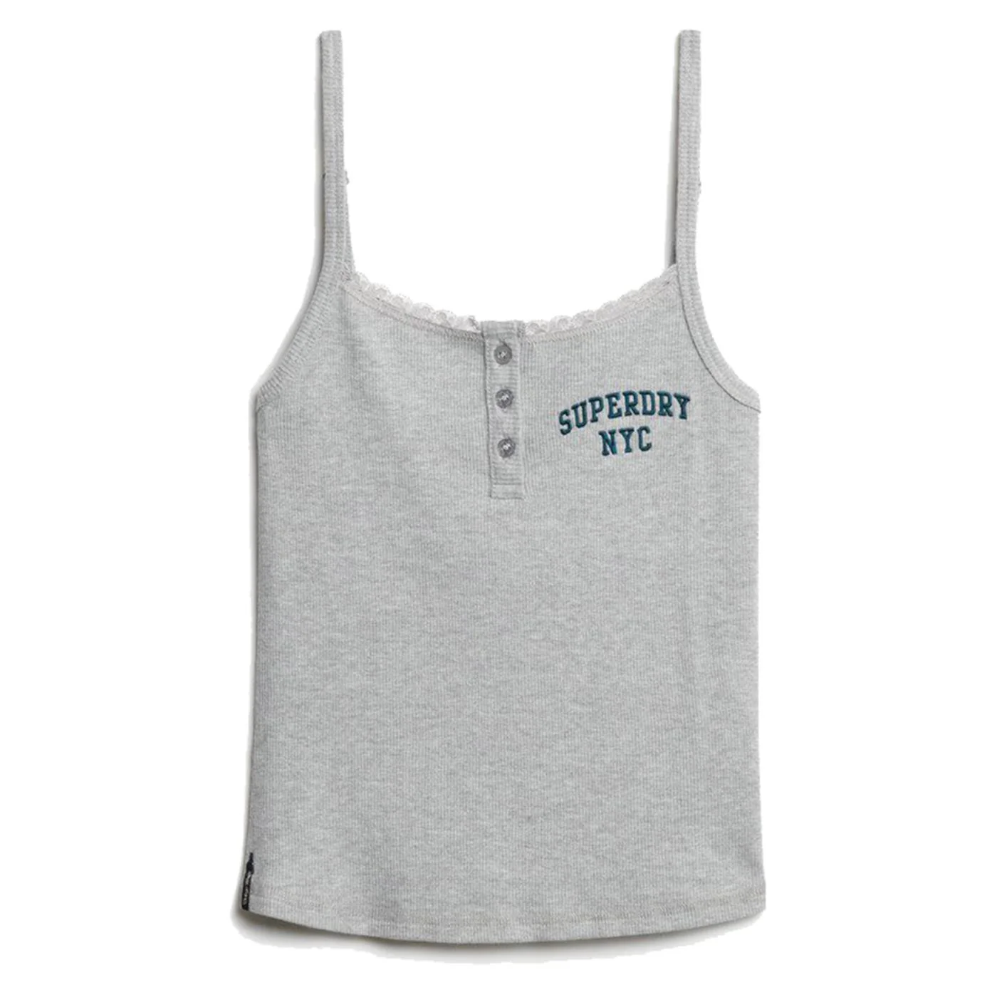 SUPERDRY ATH EMBROIDER BUTTON CAMI - Image 4