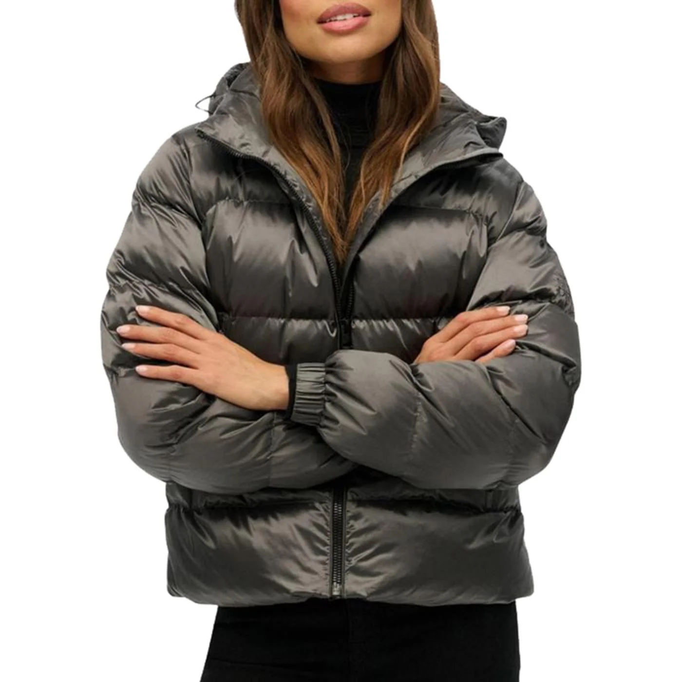 SUPERDRY HOODED LUXE SPORTS PUFFER - Image 2