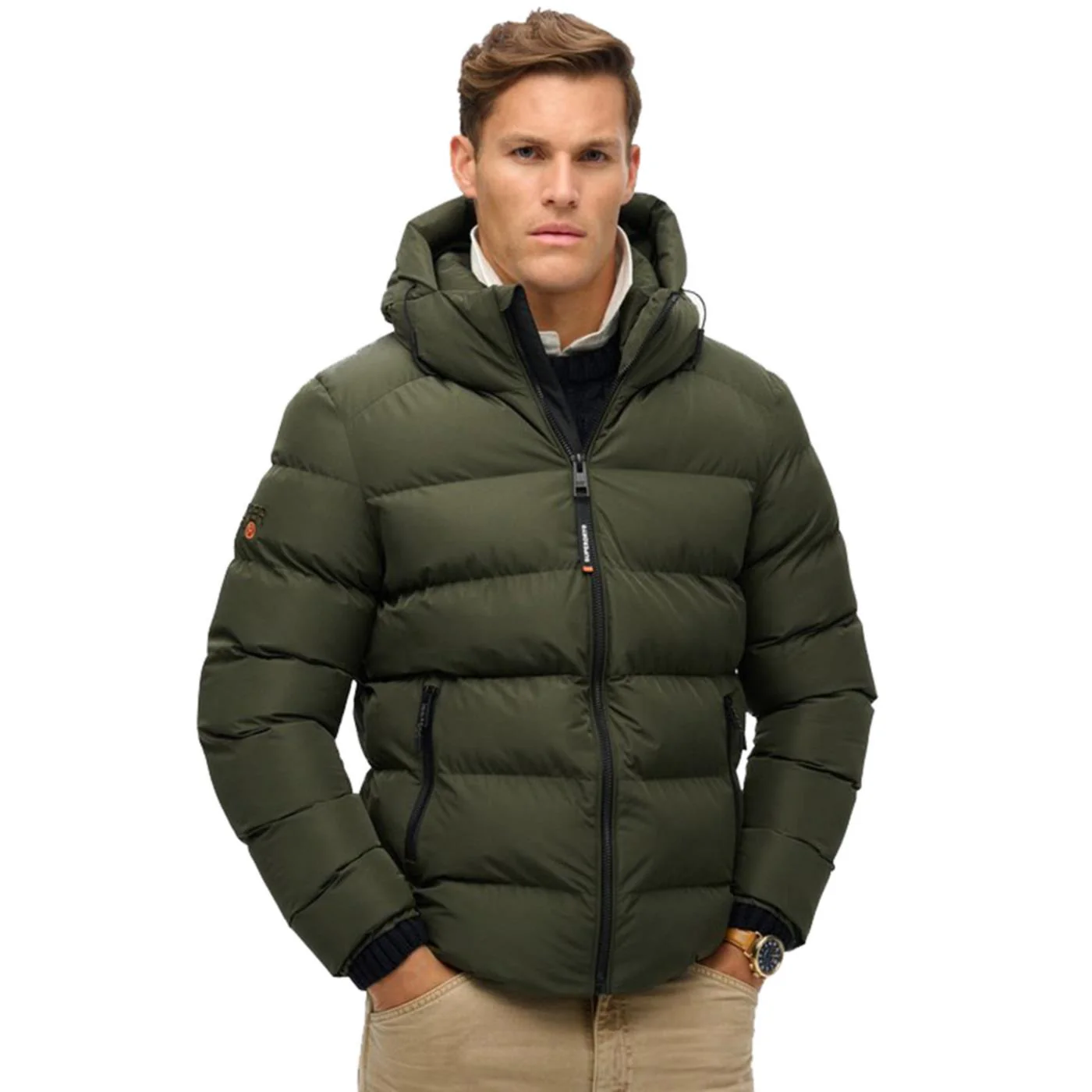 SUPERDRY HOODED SPORTS PUFFER JKT - Image 2