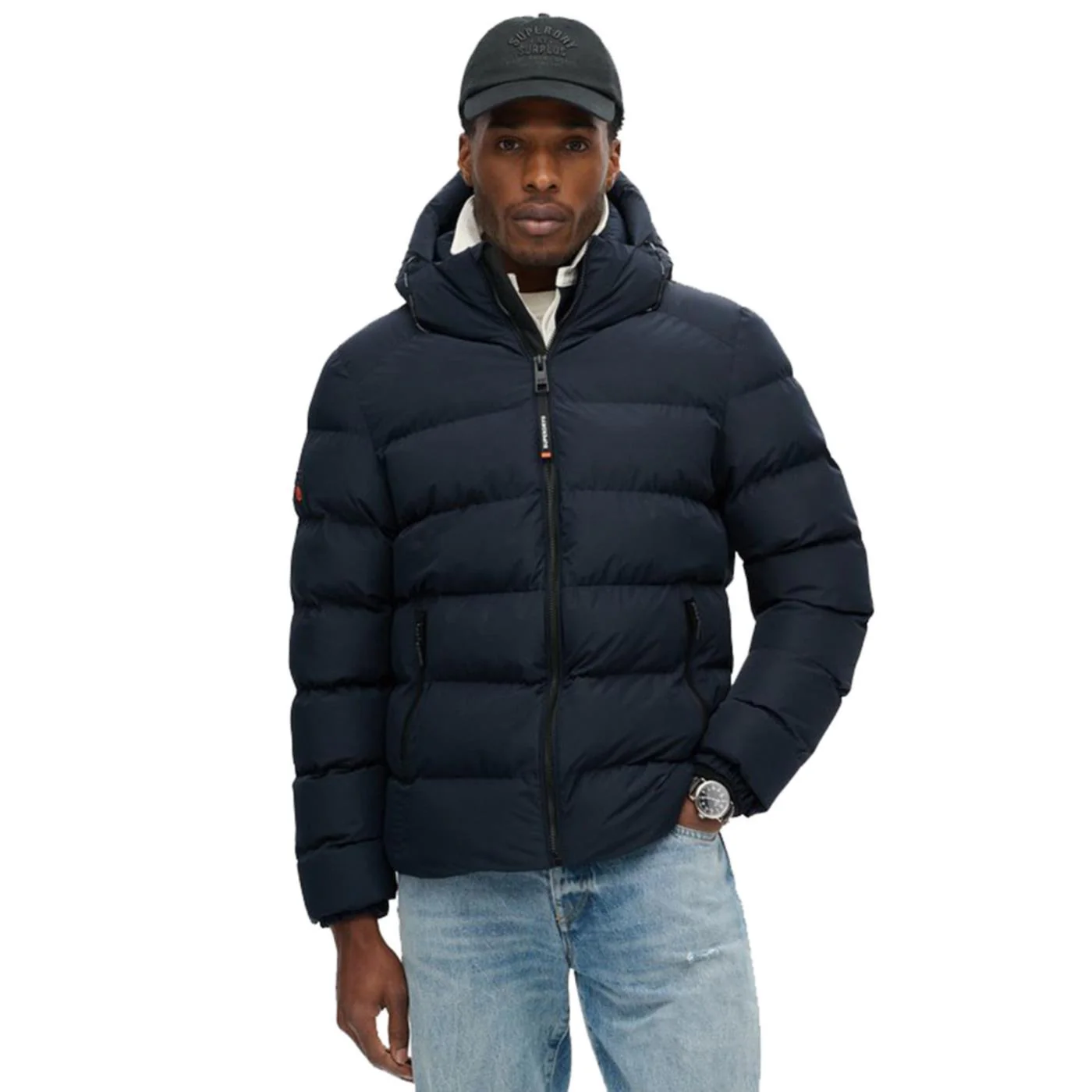 SUPERDRY HOODED SPORTS PUFFER JKT - Image 2
