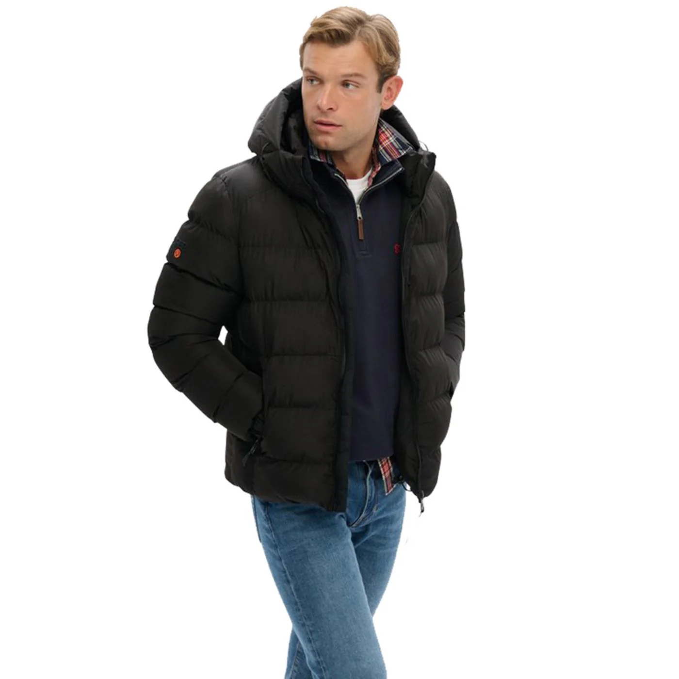 SUPERDRY HOODED SPORTS PUFFER JKT - Image 4