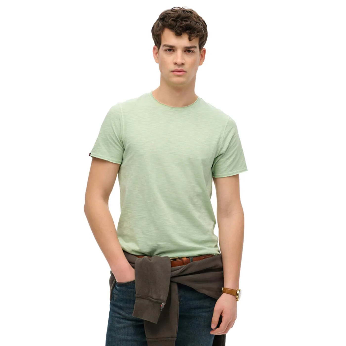 SUPERDRY RAW EDGE SLUB T-SHIRT - Image 2