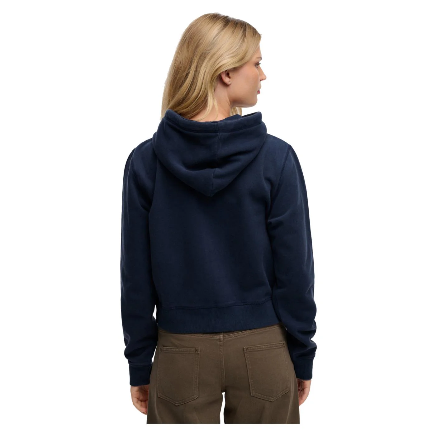 SUPERDRY RELAXED CROP ZIP HOODIE - Image 2