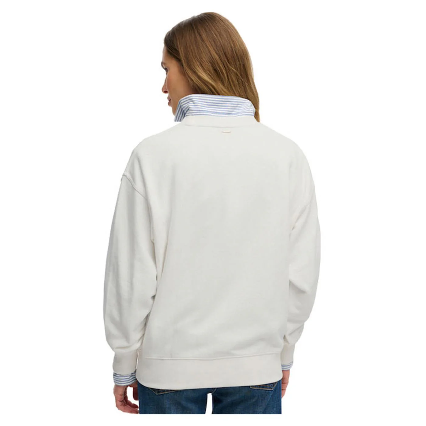 SUPERDRY SCRIPT BRAND LOOSE CREW - Image 2