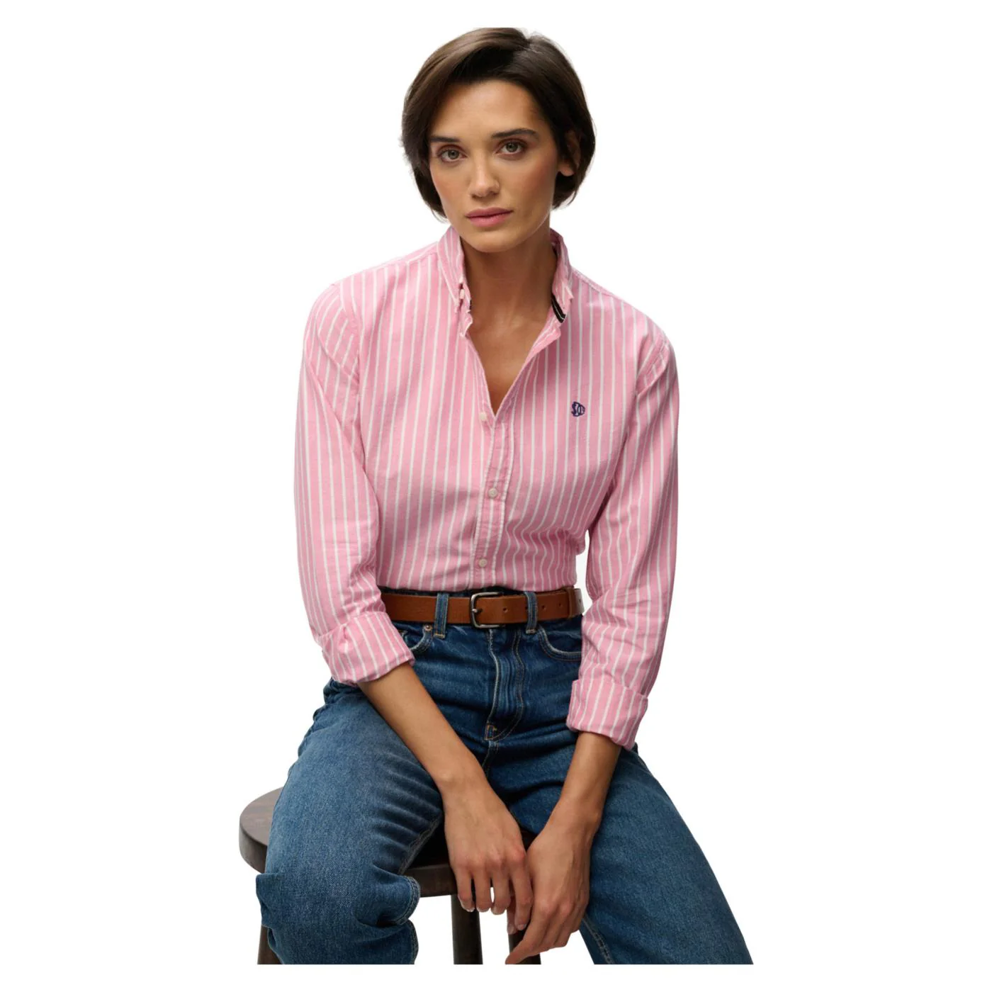 SUPERDRY SLIM OXFORD BD LS W SHIRT - Image 4