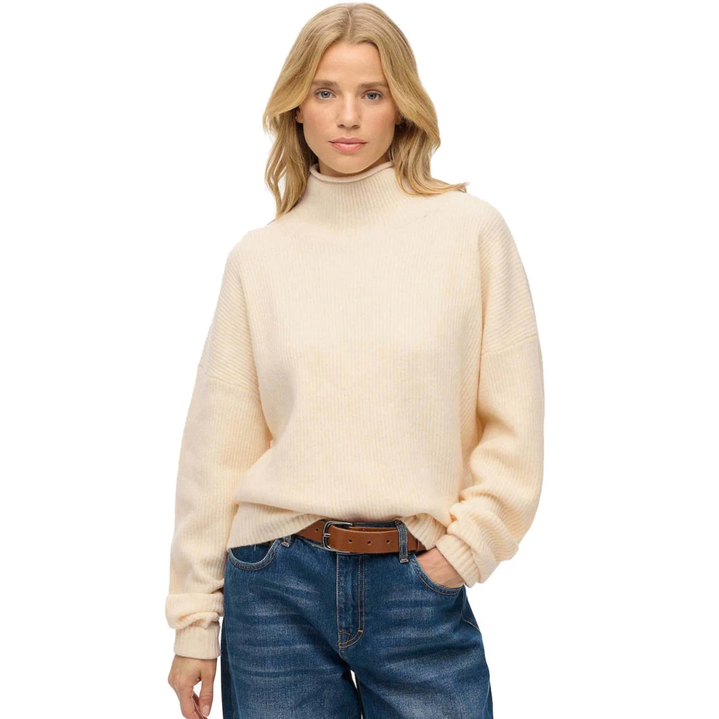 SUPERDRY SLOUCHY MOCK JUMPER WOMAN - Image 2