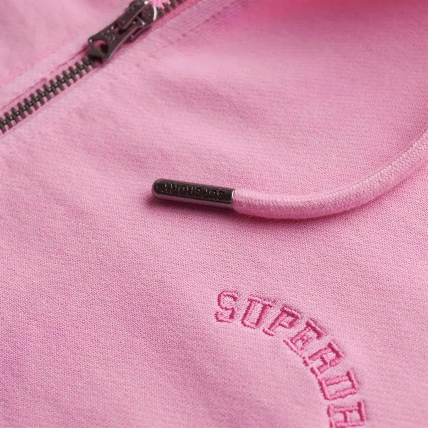 SUPERDRY W ESSENTIAL LOGO FZ HOOD - Image 2