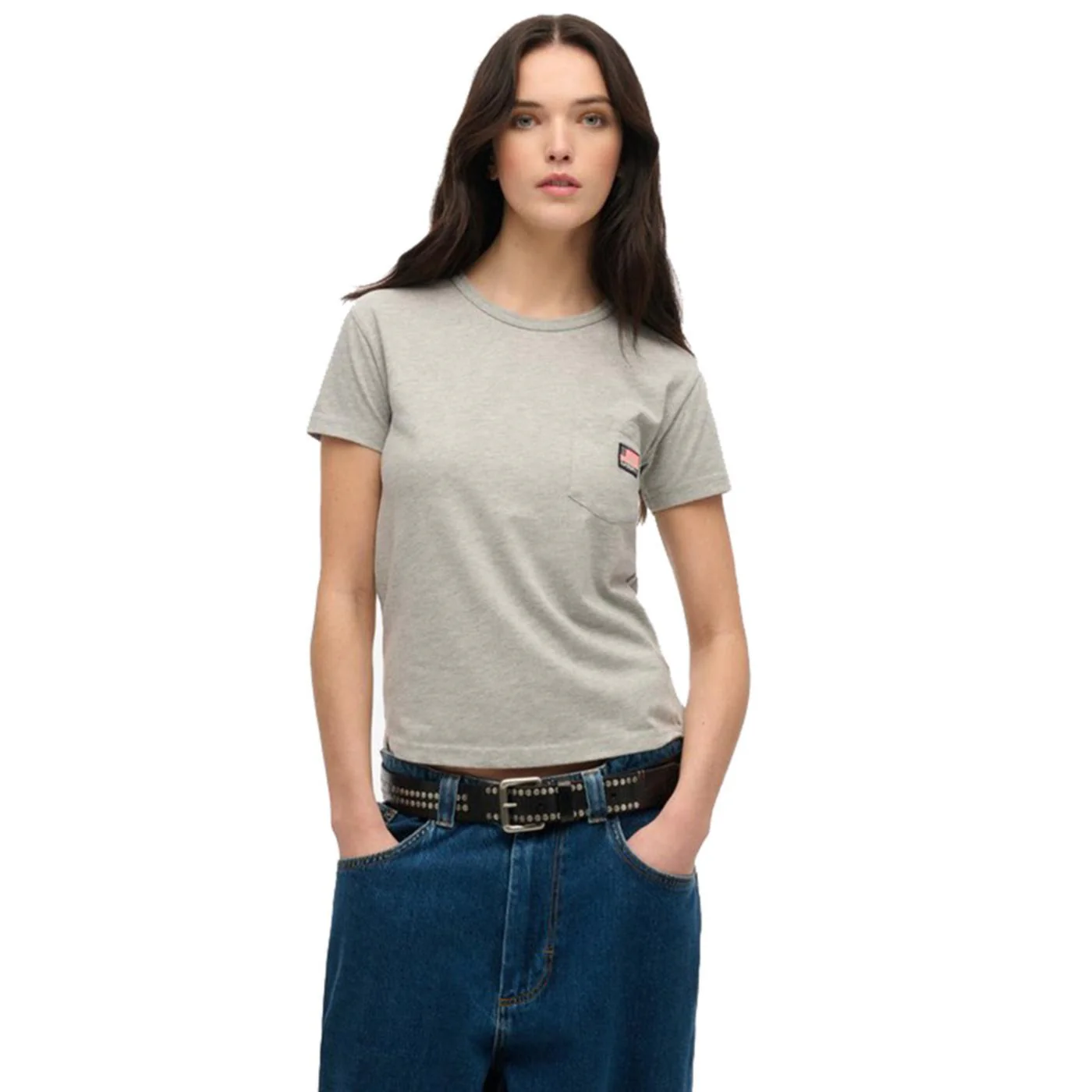 SUPERDRY W ESSENTIAL POCKET TEE - Image 2