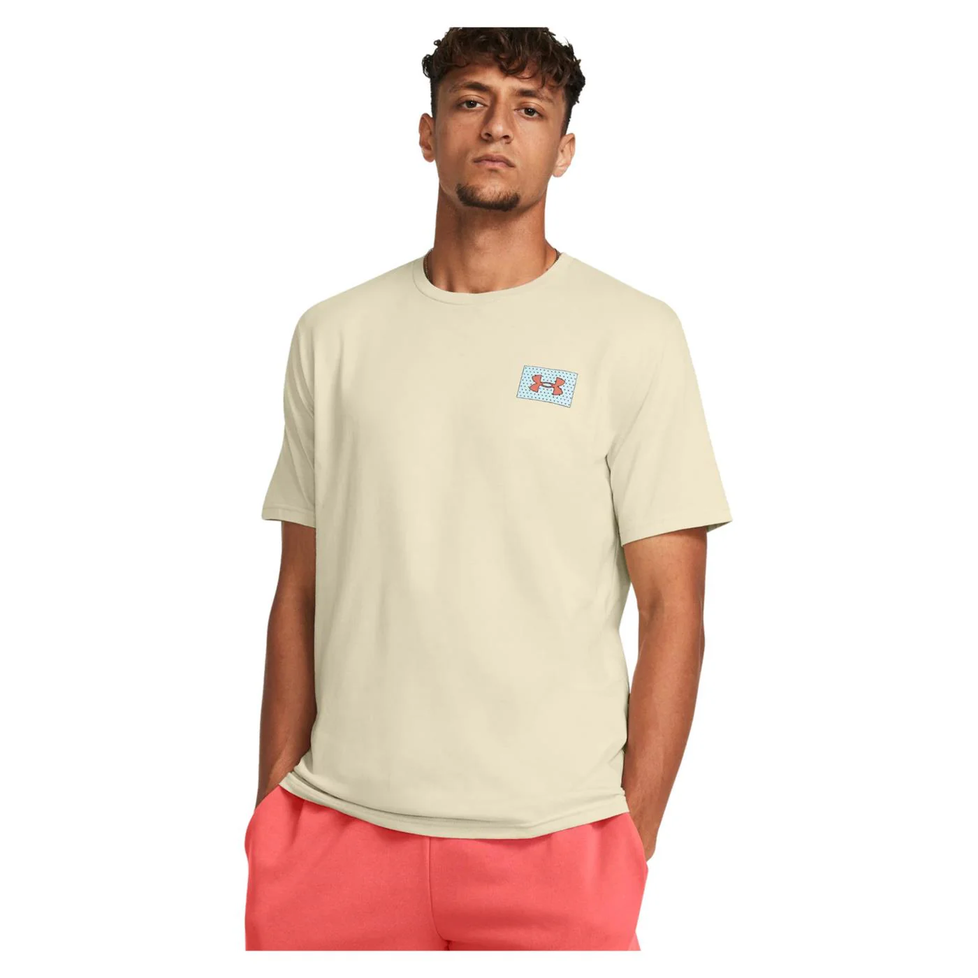 UNDER ARMOUR COLOR BLOCK LOGO SS TEE - Image 3