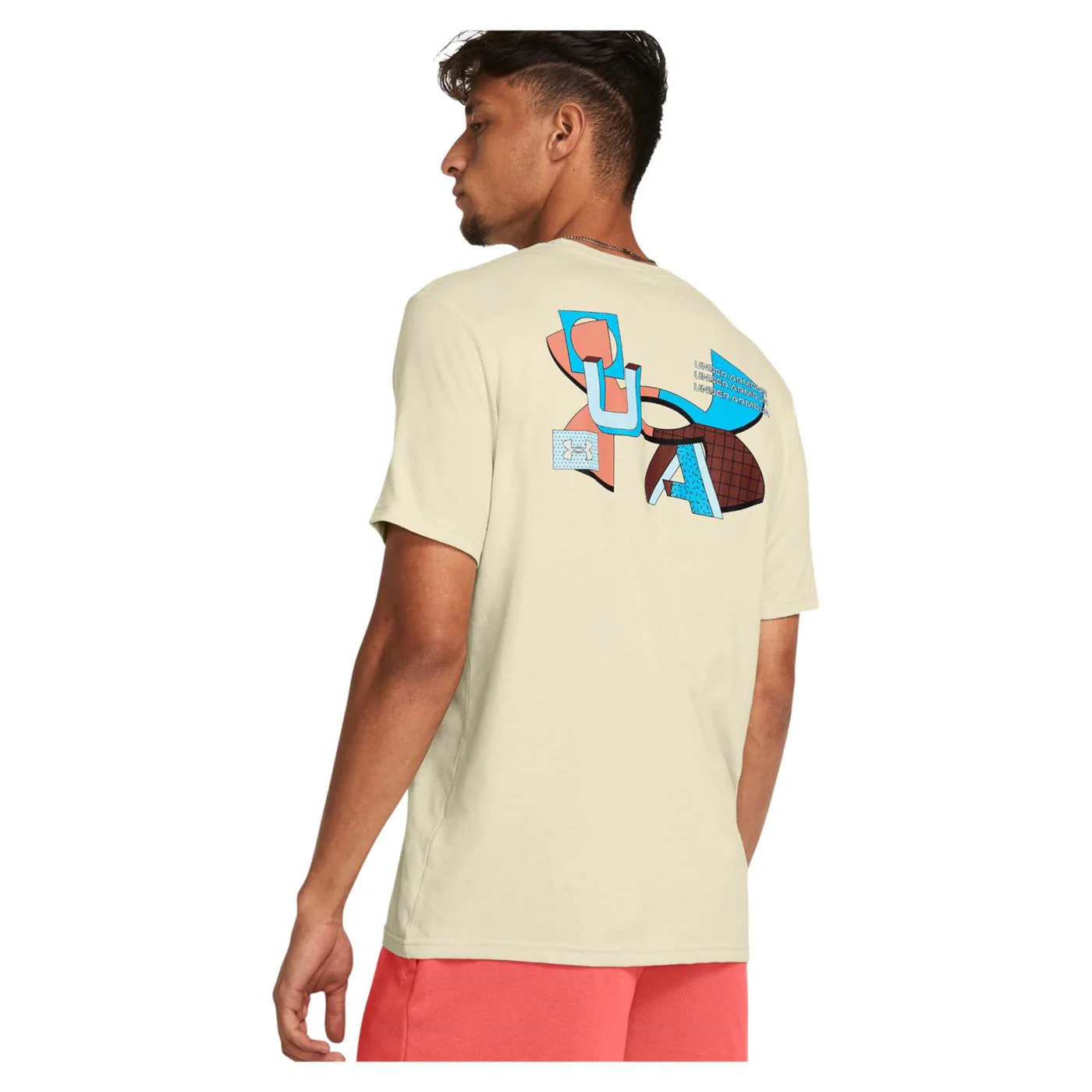 UNDER ARMOUR COLOR BLOCK LOGO SS TEE - Image 4
