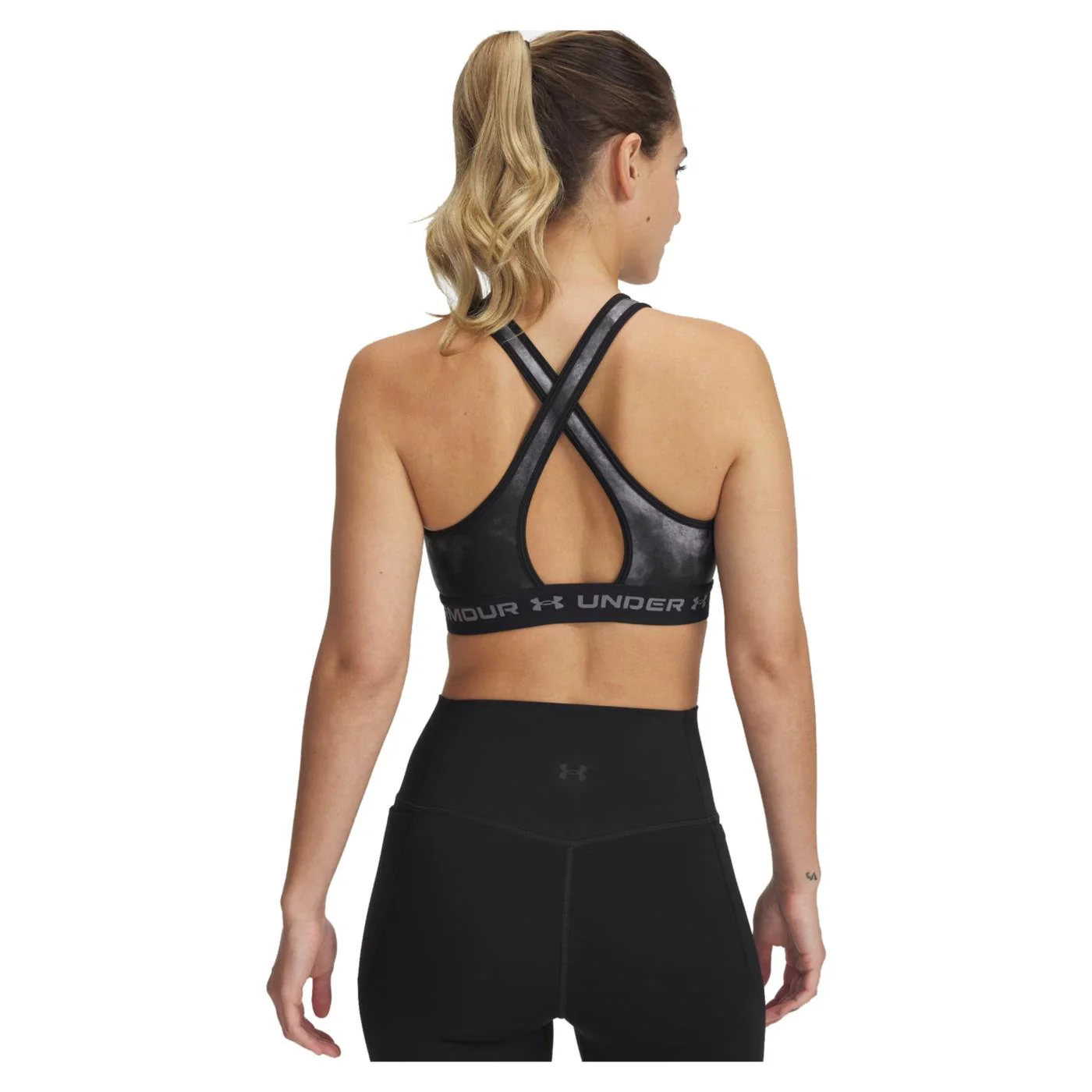 UNDER ARMOUR CROSSBACK MID PRINT BRA - Image 2