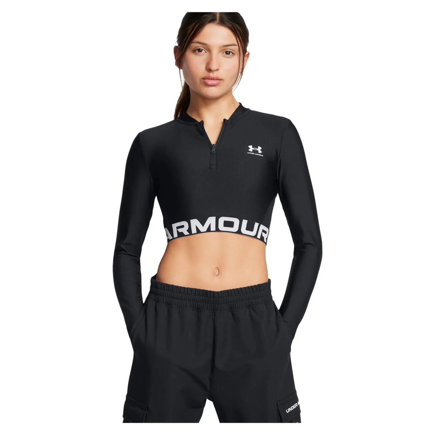 UNDER ARMOUR HEATGEAR RIB HALF ZIP LS - Image 3