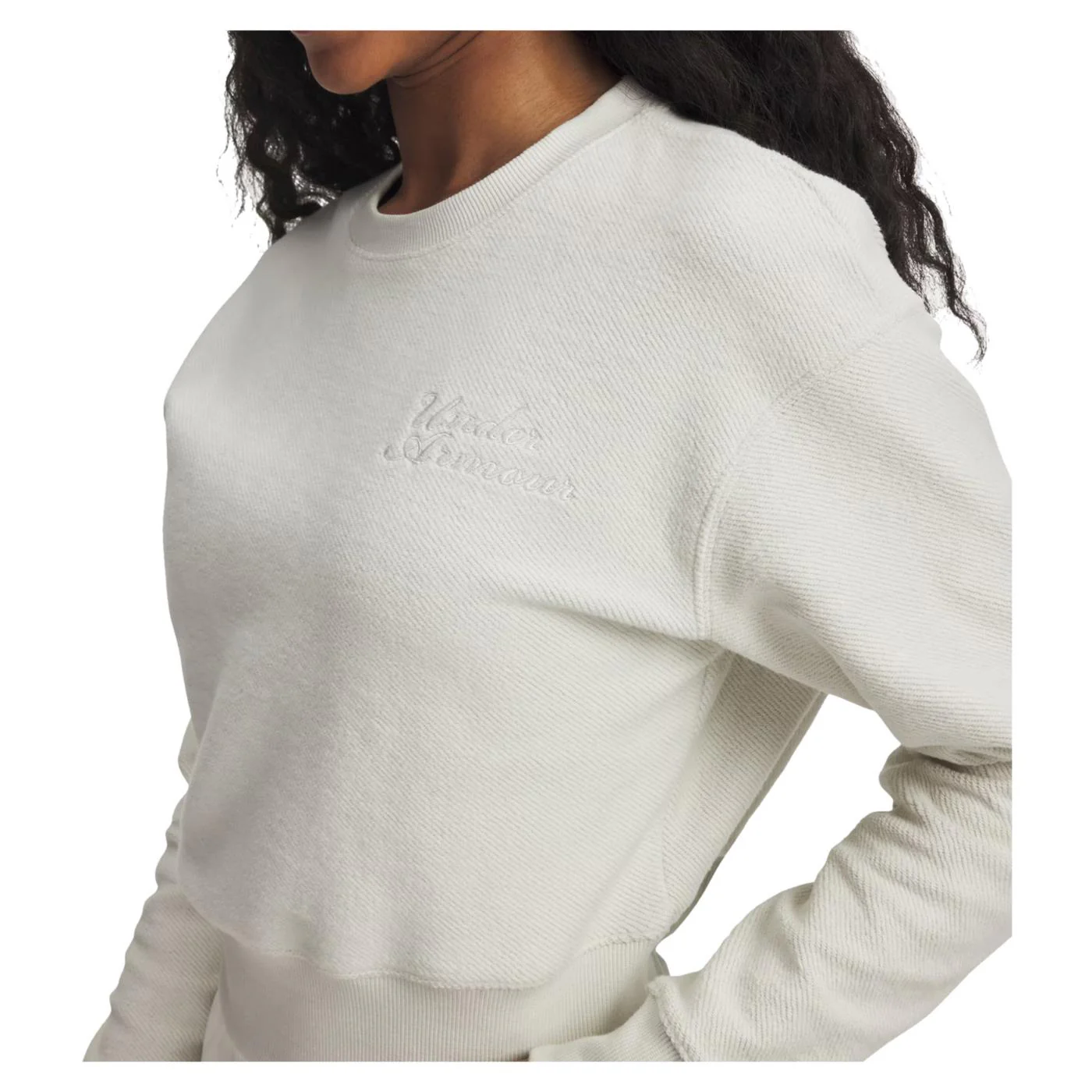 UNDER ARMOUR ICON TERRY VARSITY CREW - Image 3