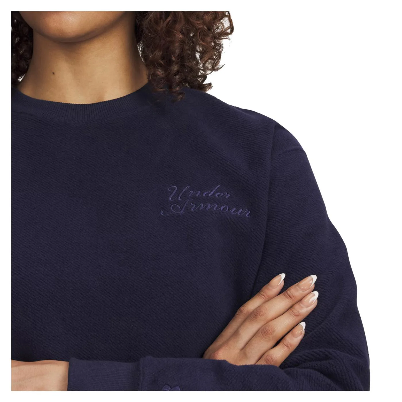 UNDER ARMOUR ICON TERRY VARSITY CREW - Image 3