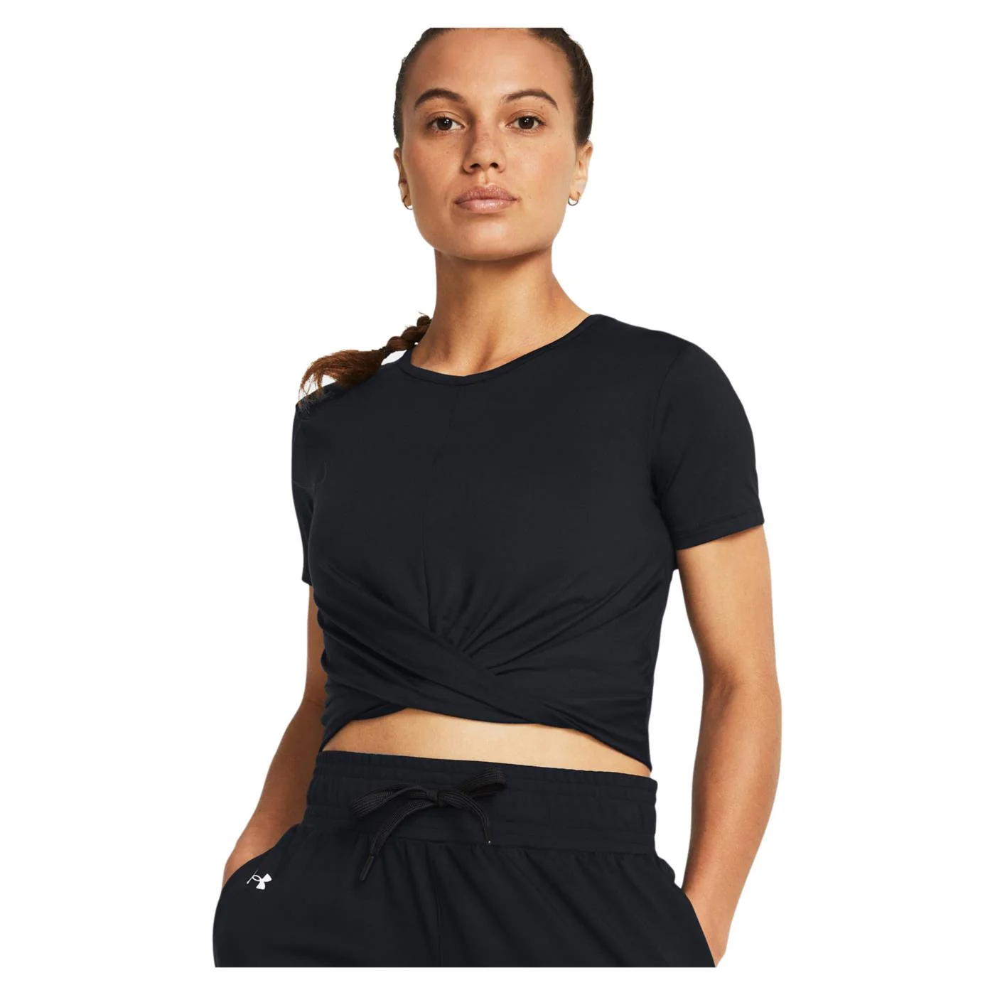 UNDER ARMOUR MOTION CROSSOVER CROP TEE - Image 3